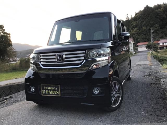 Ｎ－ＢＯＸカスタム Ｇ　ＳＳパッケージ　４ＷＤ．ＣＴＢＡ軽減ブレーキ．左右パワースライドドア．ＨＩＤ・横滑り防止・フルオートエアコン・ＵＳＢ．ＡＵＸ・アイドリングＳＴ．アルミ．ＨＯＮＤＡ純正Ｇａｔｈｅｒｓ（2枚目）