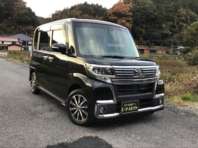 タント カスタムＸ　トップエディションＳＡＩＩ　衝突軽減ブレーキ．ナビ・フルセグ・パワースライドドア．バックカメラ．ＨＩＤ＆オートヘッドライト・横滑り防止・Ｂｌｕｅｔｏｏｔｈオーディオ・フルオートエアコン・スマートキー・アイドリングＳＴ．アルミ（2枚目）