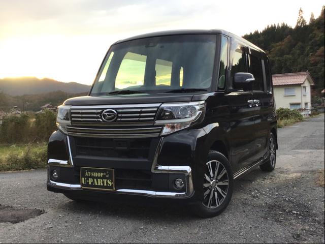 タント カスタムＸ　トップエディションＳＡＩＩ　衝突軽減ブレーキ．ナビ・フルセグ・パワースライドドア．バックカメラ．ＨＩＤ＆オートヘッドライト・横滑り防止・Ｂｌｕｅｔｏｏｔｈオーディオ・フルオートエアコン・スマートキー・アイドリングＳＴ．アルミ（4枚目）