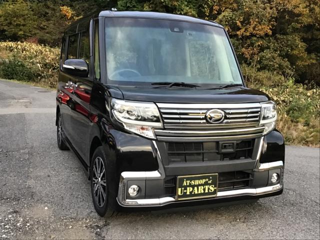 タント カスタムＸ　トップエディションＳＡＩＩ　衝突軽減ブレーキ．ナビ・フルセグ・パワースライドドア．バックカメラ．ＨＩＤ＆オートヘッドライト・横滑り防止・Ｂｌｕｅｔｏｏｔｈオーディオ・フルオートエアコン・スマートキー・アイドリングＳＴ．アルミ（13枚目）