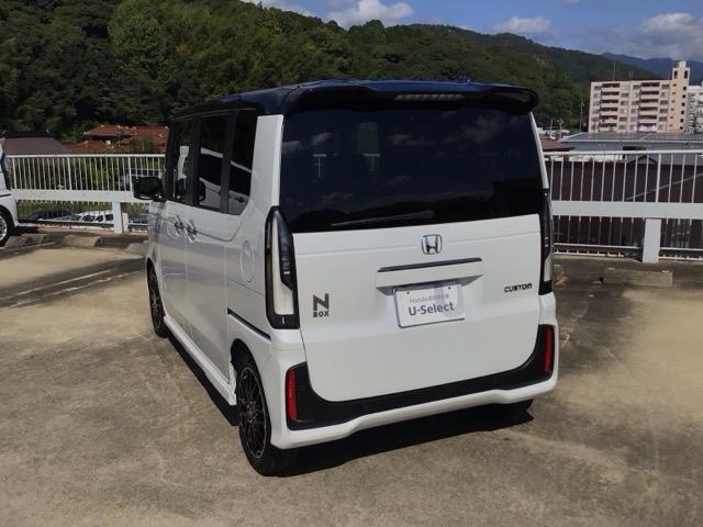 N-BOXカスタム ターボコーディネートスタイル デモカーUP・LED・ホンダCONNECT・メモリナビ・バックカメラ・ETC 両側電動ドア Rカメラ クルコン スマートキ- パワーステアリング VSA セキュリティ エアコン LEDライト USB(4枚目)