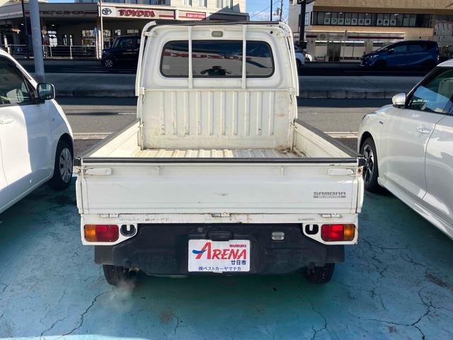 サンバートラック ＴＢ　４ＷＤ　５速ＭＴ　エアコン　パワステ　運転席エアバッグ　ラジオ　三方開（19枚目）
