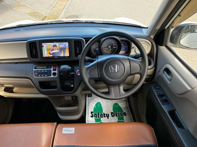 Ｎ－ＯＮＥ Ｇ　ＥＴＣ　ナビ　フルセグＴＶ　ＣＤ　ＤＶＤ　オートエアコン　スマートキー　電動格納ミラー　ベンチシート　アイドリングストップ　ＡＢＳ　横滑り防止装置　盗難防止システム　パワーウィンドウ　パワステ（40枚目）