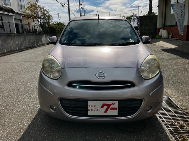 マーチ １２Ｇ　ＥＴＣ　ナビ　バックカメラ　フルセグＴＶ　Ｂｌｕｅｔｏｏｔｈ　ＣＤ　ＤＶＤ　ミュージックプレイヤー接続可　オートエアコン　スマートキー　電動格納ミラー　ＡＷ１４インチ　フォグライト（2枚目）