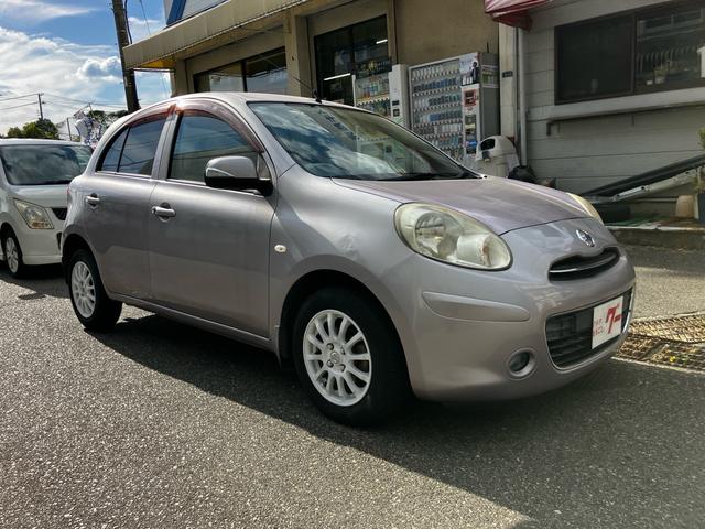 マーチ １２Ｇ　ＥＴＣ　ナビ　バックカメラ　フルセグＴＶ　Ｂｌｕｅｔｏｏｔｈ　ＣＤ　ＤＶＤ　ミュージックプレイヤー接続可　オートエアコン　スマートキー　電動格納ミラー　ＡＷ１４インチ　フォグライト（3枚目）