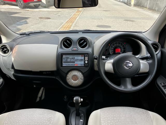 マーチ １２Ｇ　ＥＴＣ　ナビ　バックカメラ　フルセグＴＶ　Ｂｌｕｅｔｏｏｔｈ　ＣＤ　ＤＶＤ　ミュージックプレイヤー接続可　オートエアコン　スマートキー　電動格納ミラー　ＡＷ１４インチ　フォグライト（4枚目）