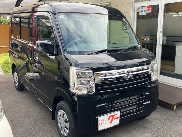 エブリイ ジョイン ワンオーナー 衝突被害軽減システム クリアランスソナー TVナビ Bluetooth ETC スマートキー プッシュスタート シートヒーター オートライト 両側スライドドア 電格ミラー(9枚目)