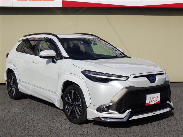 カローラクロス ハイブリッド Z フルセグ メモリーナビ DVD再生 ミュージックプレイヤー接続可 バックカメラ 衝突被害軽減システム ETC ドラレコ LEDヘッドランプ ワンオーナー フルエアロ(4枚目)