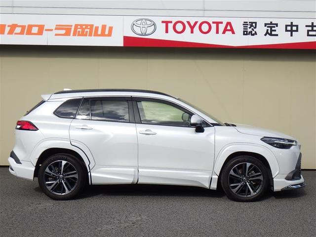 カローラクロス ハイブリッド Z フルセグ メモリーナビ DVD再生 ミュージックプレイヤー接続可 バックカメラ 衝突被害軽減システム ETC ドラレコ LEDヘッドランプ ワンオーナー フルエアロ(5枚目)