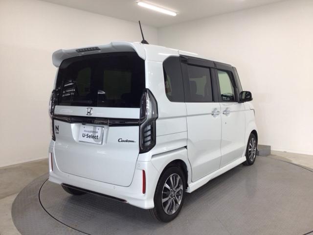 N-BOXカスタム L LED・フルセグ・メモリナビ・バックカメラ・純正AW・シートヒーター・ETC Pソナー 1オーナー サイドエアバッグ ナビTV Aストップ ベンチシート キーフリーシステム LEDライト リアカメ(2枚目)