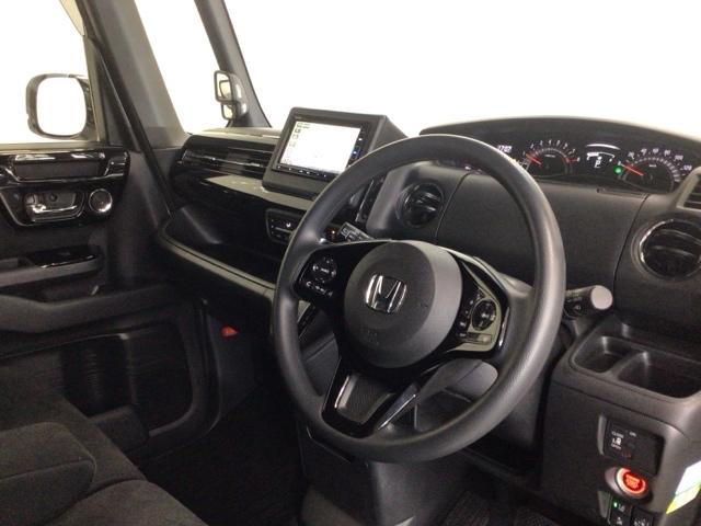 N-BOXカスタム L LED・フルセグ・メモリナビ・バックカメラ・純正AW・シートヒーター・ETC Pソナー 1オーナー サイドエアバッグ ナビTV Aストップ ベンチシート キーフリーシステム LEDライト リアカメ(43枚目)