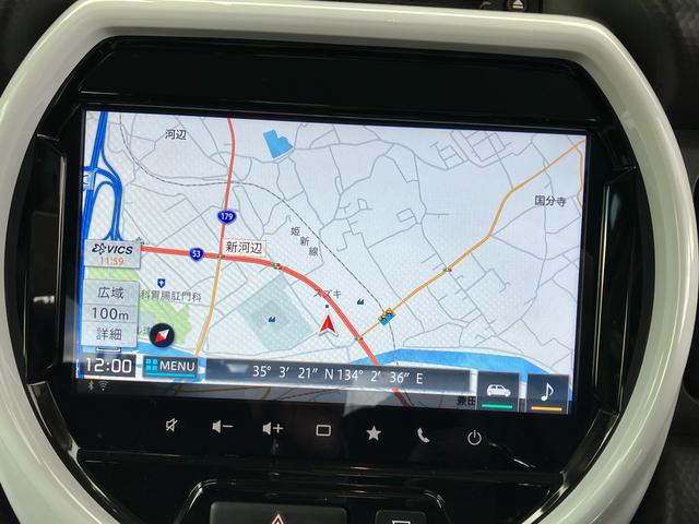 ハスラー HYBRID X ナビ 全方位カメラ ドラレコ シートヒータ ドライブレコーダー 全方位カメラ オートライト Bluetooth 純正ナビ プッシュスタート シートヒーター オートエアコン 禁煙車 ワンオーナー 衝突被害軽減システム アイドリングストップ(3枚目)