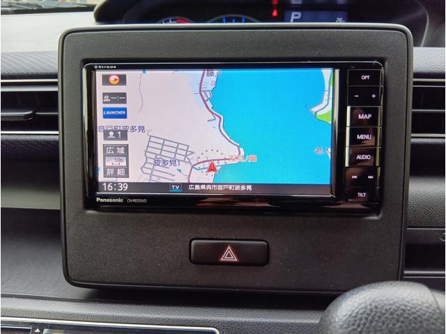 ワゴンＲ ハイブリッドＦＺ　衝突被害軽減ブレーキ　ＴＶ　ナビ　ＣＤ　ラジオ　Ｂｌｕｅｔｏｏｔｈ　バックカメラ　スマートキー　プッシュスタート　電動格納ミラー　オートエアコン　オートライト　アイドリングストップ　シートヒーター（10枚目）
