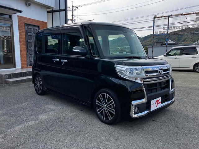 タント カスタムＲＳ　トップエディションＳＡＩＩ　ターボ　衝突被害軽減システム　レーンアシスト　両側電動スライドドア　バックソナー　ナビ　ＴＶ　Ｂｌｕｅｔｏｏｔｈ　ＣＤ　ＤＶＤ　ＬＥＤヘッドライト　スマートキー　ＡＷ１５インチ　オートエアコン（3枚目）