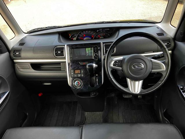 タント カスタムＲＳ　トップエディションＳＡＩＩ　ターボ　衝突被害軽減システム　レーンアシスト　両側電動スライドドア　バックソナー　ナビ　ＴＶ　Ｂｌｕｅｔｏｏｔｈ　ＣＤ　ＤＶＤ　ＬＥＤヘッドライト　スマートキー　ＡＷ１５インチ　オートエアコン（4枚目）