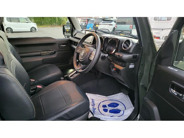 ジムニー 　４ＷＤ　ドライブレコーダー　ＥＴＣ　ＴＶ　オートクルーズコントロール　レーンアシスト　衝突被害軽減システム　ヘッドライトウォッシャー　スマートキー　電動格納ミラー　シートヒーター　ＡＴ　ＥＳＣ（9枚目）