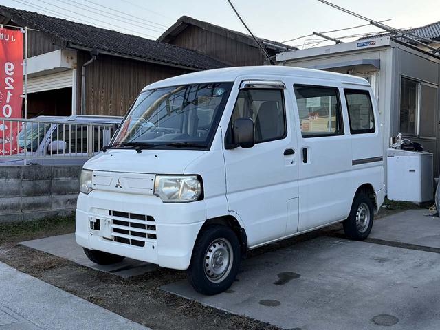 ミニキャブバン ＣＤ　両側スライドドア　５速マニュアル　軽バン　ハイルーフ　集中ドアロック　Ｗエアバック　パワステ　エアコン　４人乗り　タイヤ新品交換　スパークプラグ新品交換　修復歴なし（2枚目）