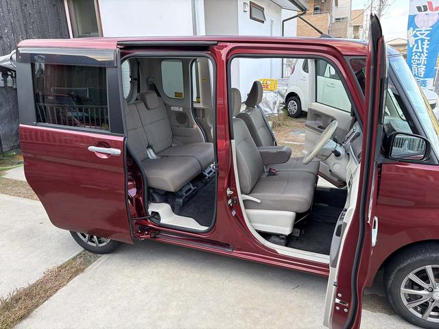 タント Ｘ　ＳＡＩＩ　両側スライド片側電動ドア　スマアシ２　プッシュスタート　純正ナビ　バックカメラ　フルセグテレビ　ＤＶＤ　Ｂｌｕｅｔｏｏｔｈオーディオ　ハンズフリー通話　ＵＳＢ　修復歴なし　禁煙車　タイミングチェーン（7枚目）