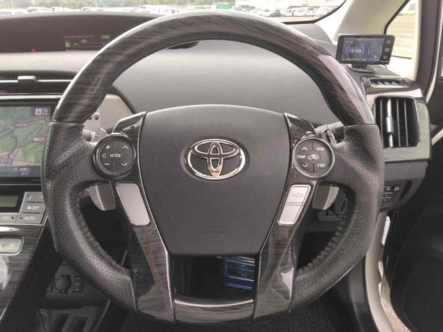 プリウスPHV G TRDフルエアロ TEIN車高調 17アルミホイール ALPINE9ナビ フルセグTV バックカメラ ETC ドライブレコーダー HID オートクルーズ パワーシート ハーフレザー エンジンスターター(10枚目)