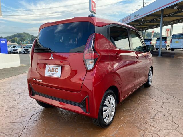 ｅＫワゴン Ｍ　バックカメラ　ナビ　ＴＶ　クリアランスソナー　レーンアシスト　衝突被害軽減システム　オートライト　キーレスエントリー　アイドリングストップ　電動格納ミラー　シートヒーター　ベンチシート　ＣＶＴ（18枚目）