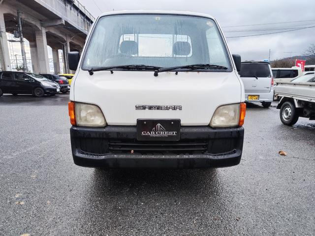 TB 5速マニュアル 運転席エアバッグ 三方開 荷台ゴムマット付き 純正ラジオデッキ リアエンジン EN07 クローバー4 軽トラ(2枚目)