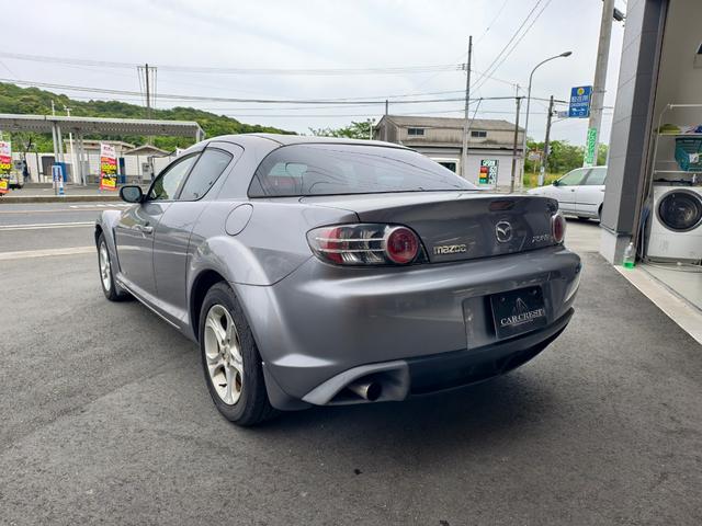 ＲＸ－８ ベースグレード　５速マニュアル　ＰＷ　ＡＣ　ＥＴＣ車載器　ＰＳ　ＤＳＣ　ＡＢＳ　衝突安全ボディ　寒冷地仕様　エアＢ　キーフリー　助手席エアバック　電動格納ドアミラー（6枚目）