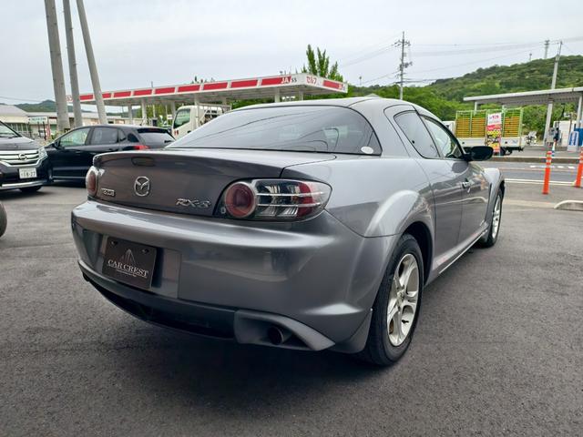 ＲＸ－８ ベースグレード　５速マニュアル　ＰＷ　ＡＣ　ＥＴＣ車載器　ＰＳ　ＤＳＣ　ＡＢＳ　衝突安全ボディ　寒冷地仕様　エアＢ　キーフリー　助手席エアバック　電動格納ドアミラー（8枚目）