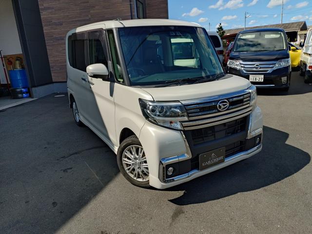 タント カスタムＲＳ　トップエディションリミテッドＳＡＩＩＩ　ナビＴＶ　フルセグＴＶ　コーナーセンサー　横滑り防止装置　ＬＥＤヘッドライト　オートエアコン　オートライト　ドラレコ　Ｂｌｕｅｔｏｏｔｈ　運転席シートヒーター　スマートキー　バックカメラ　４ＷＤ（3枚目）