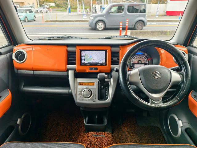 ハスラー Ｘターボ　横滑り防止システム　カーナビ　電動格納ドアミラー　Ｓヒーター　イモビライザー　スマートキー　Ｗエアバッグ　メモリーナビ　衝突安全ボディ　ＥＴＣ　ベンチシート　ターボ　ＡＢＳ　キーレスエントリー（9枚目）