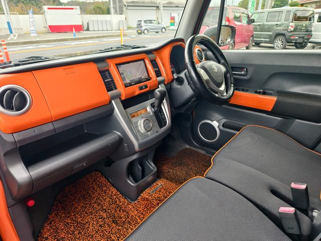 ハスラー Ｘターボ　横滑り防止システム　カーナビ　電動格納ドアミラー　Ｓヒーター　イモビライザー　スマートキー　Ｗエアバッグ　メモリーナビ　衝突安全ボディ　ＥＴＣ　ベンチシート　ターボ　ＡＢＳ　キーレスエントリー（11枚目）