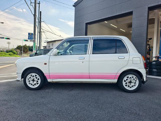 ミラジーノ ジーノ　タイミングベルト交換済み　ＡＣ　エアーバッグ　ＰＷ　キーレス　パワステ　カセット　フォグランプ　社外アルミホイール　ウッドコンビハンドル（5枚目）