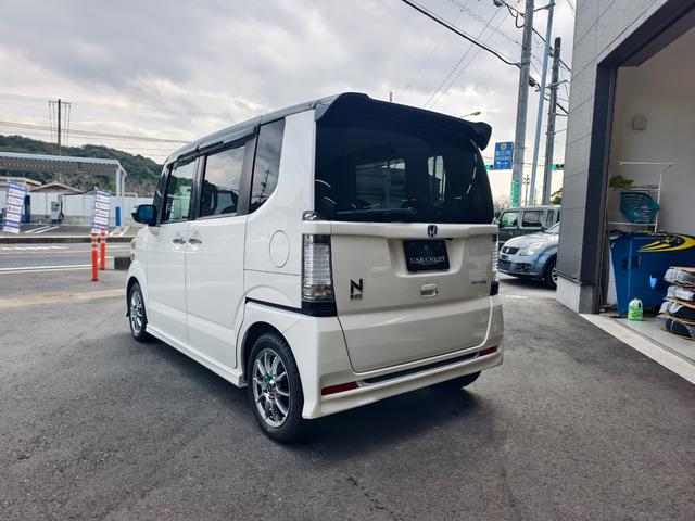 N-BOXカスタム モデューロX Gターボパッケージ メモリーナビ BTオーディオ 衝突被害軽減ブレーキ インテリキー オートクルーズ 両側自動ドア 地デジ ターボ アイドリングストップ ベンチシート ETC オートエアコン リアカメラ 横滑り防止(6枚目)