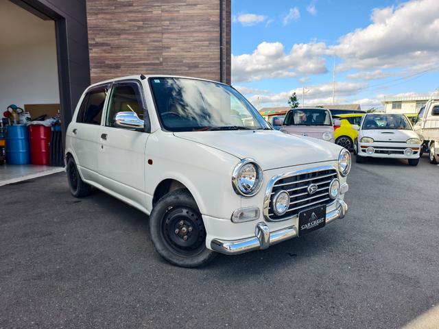 ミラジーノ ジーノ　タイミングベルト交換済み　ＥＴＣ　助手席エアバック　ＡＣ　エアーバッグ　ＰＷ　キーレス　パワステ　衝突安全ボディ　ウッド内装　レザーシート（3枚目）