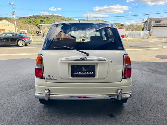 ミラジーノ ジーノ　タイミングベルト交換済み　ＥＴＣ　助手席エアバック　ＡＣ　エアーバッグ　ＰＷ　キーレス　パワステ　衝突安全ボディ　ウッド内装　レザーシート（7枚目）