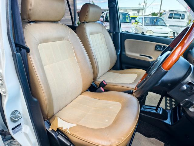 ミラジーノ ジーノ　タイミングベルト交換済み　ＥＴＣ　助手席エアバック　ＡＣ　エアーバッグ　ＰＷ　キーレス　パワステ　衝突安全ボディ　ウッド内装　レザーシート（11枚目）