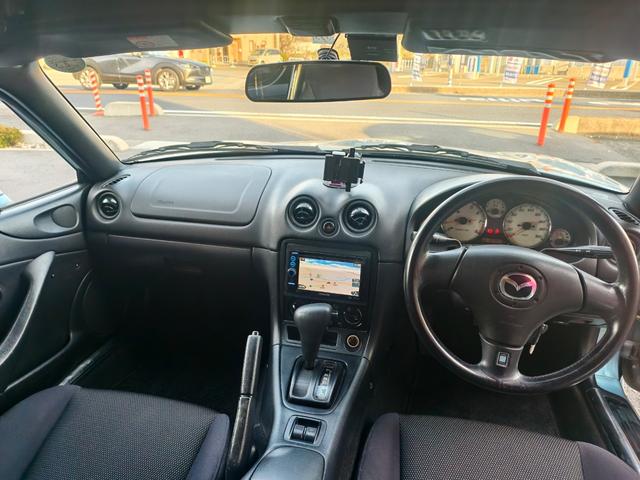 ロードスター ＳＰ　ハードトップ　ワークマイスターＡＷ　トラストマフラー　車高調　ＥＴＣ　キーレス　ＡＢＳ　パワステ　エアコン　衝突安全ボディ　エアバッグ　パワーウィンドー　Ｗエアバック（9枚目）