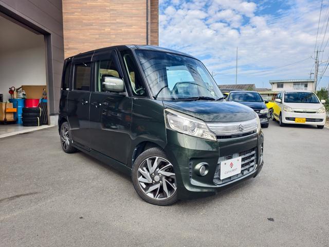 スペーシアカスタム ＴＳ　アイドルストップ　ＢＴ接続　フルセグ地デジ　Ｒカメラ　フルオートエアコン　フルフラットシート　ターボ車　盗難防止装置　ＡＵＴＯライト　ナビＴＶ　スマートキ－　パワーウインドウ　ＳＲＳ　ＥＴＣ　ＵＳＢ（2枚目）