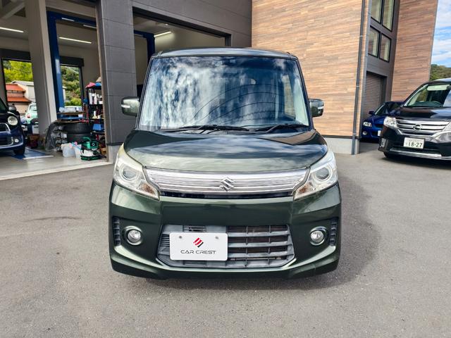 スペーシアカスタム ＴＳ　アイドルストップ　ＢＴ接続　フルセグ地デジ　Ｒカメラ　フルオートエアコン　フルフラットシート　ターボ車　盗難防止装置　ＡＵＴＯライト　ナビＴＶ　スマートキ－　パワーウインドウ　ＳＲＳ　ＥＴＣ　ＵＳＢ（3枚目）