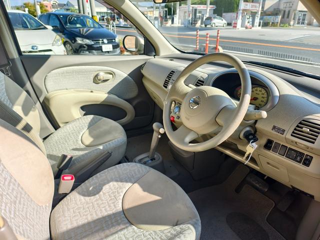 マーチ 12E スマキー パワーウインド 運転席助手席エアバック オートエアコン ABS エアバック 衝突安全ボディ キーレスエントリー パワーステ(12枚目)