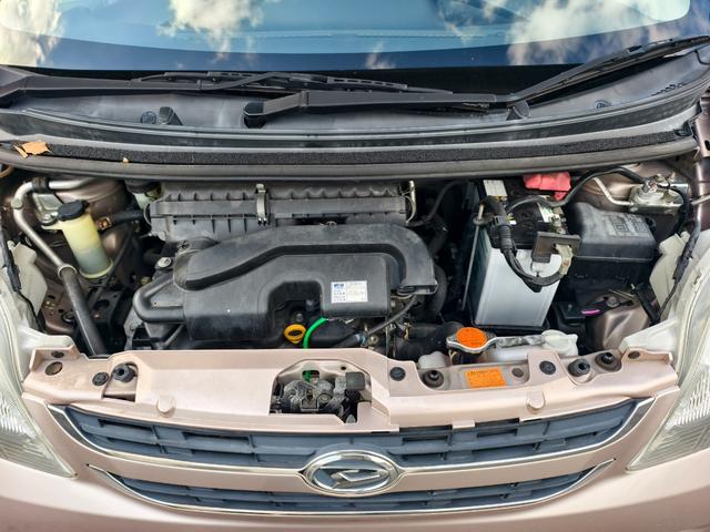 ムーヴ Ｌ　イモビ　キーフリーシステム　ＰＷ　Ｗエアバック　安全ボディ　運転席エアバック　ＡＣ　パワステ　フルフラット可　スペアキー　スペアタイヤ（46枚目）