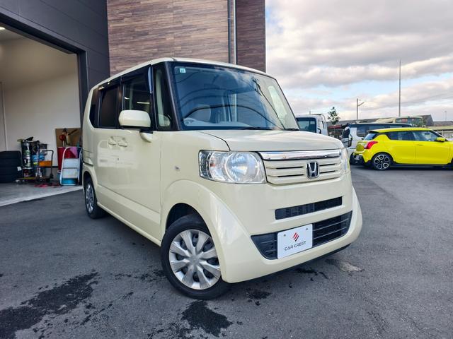 N-BOX G Bluetoothオーディオ スマキ- AUTOエアコン バックモニタ- イモビライザー 格納ミラー フロントベンチシート WエアB ナビTV エアB キーフリーシステム 衝突安全ボディ PW ABS(3枚目)