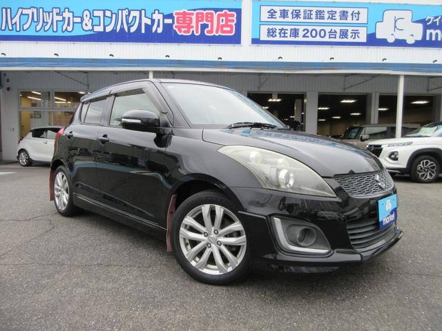 スイフト RS 全国1年保証 プッシュスタート スマートキー 電動格納ミラー パドルシフト ステアリングスイッチ 社外CDデッキ・ラジオ・USB接続・AUX入力 オートエアコン クルーズコントロール(9枚目)