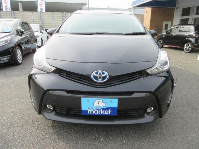 プリウスアルファ S 全国1年保証 社外8インチSDナビ Bluetooth接続 バックモニター フルセグTV CD/DVD再生 LEDヘッドライト 前方ドラレコ 衝突安全ボディー 盗難防止システム 運転席助手席エアバッグ(8枚目)