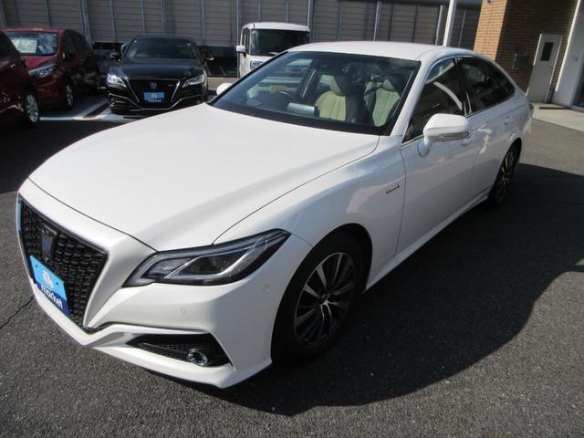 クラウンハイブリッド S Cパッケージ 全国1年保証 純正ナビ BLUETOOTH接続 パノラミックビューモニター プリクラッシュブレーキ 車線逸脱警報装置 横滑り防止装置 LEDヘッドライト プッシュスタート 純正アルミ ドラレコ(13枚目)