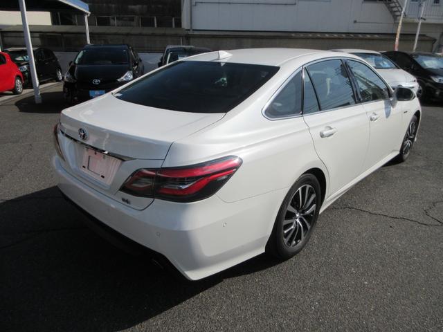 クラウンハイブリッド S Cパッケージ 全国1年保証 純正ナビ BLUETOOTH接続 パノラミックビューモニター プリクラッシュブレーキ 車線逸脱警報装置 横滑り防止装置 LEDヘッドライト プッシュスタート 純正アルミ ドラレコ(14枚目)