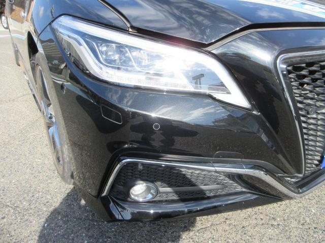 クラウンハイブリッド RSアドバンス 全国1年保証 ワンオーナー トヨタセーフティセンス 純正ナビ パノラミックビューモニター 黒革シート プリクラッシュブレーキ 車線逸脱警報装置 横滑り防止装置 LEDヘッドライト プッシュスタート(30枚目)