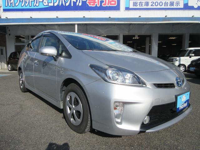 プリウス S 後期モデル 全国1年保証 横滑り防止装置 アイドリングストップ オートエアコン ABS HIDヘッドライト プッシュスタート スマートキー 盗難警報装置 ビルトインETC(12枚目)