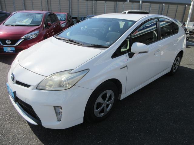 プリウス L 後期モデル 全国1年保証 純正CDオーディオ 横滑り防止装置 アイドリングストップ オートエアコン ABS プッシュスタート スマートキー 盗難警報装置 電動格納ミラー ETC付き(13枚目)