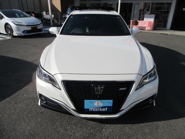 クラウンハイブリッド RSアドバンス 全国1年保証 トヨタセーフティセンス 純正ナビ パノラミックビューモニター 黒革シート プリクラッシュブレーキ クリアランスソナー シーケンシャルウィンカー LEDヘッドライト ETC2.0(8枚目)