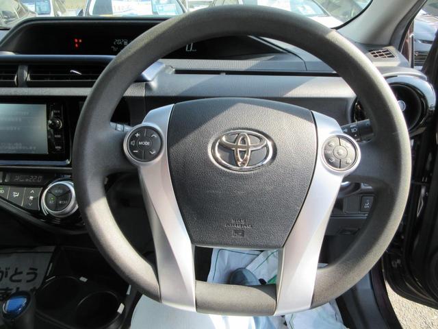 アクア Ｓ　スマートエントリーパッケージ　禁煙車　純正ＳＤナビ　Ｂｌｕｅｔｏｏｔｈ接続　バックモニター　ＥＴＣ　フルセグＴＶ　ＣＤ／ＤＶＤ再生　前方ドラレコ　ステアリングリモコン　衝突安全ボディー（24枚目）